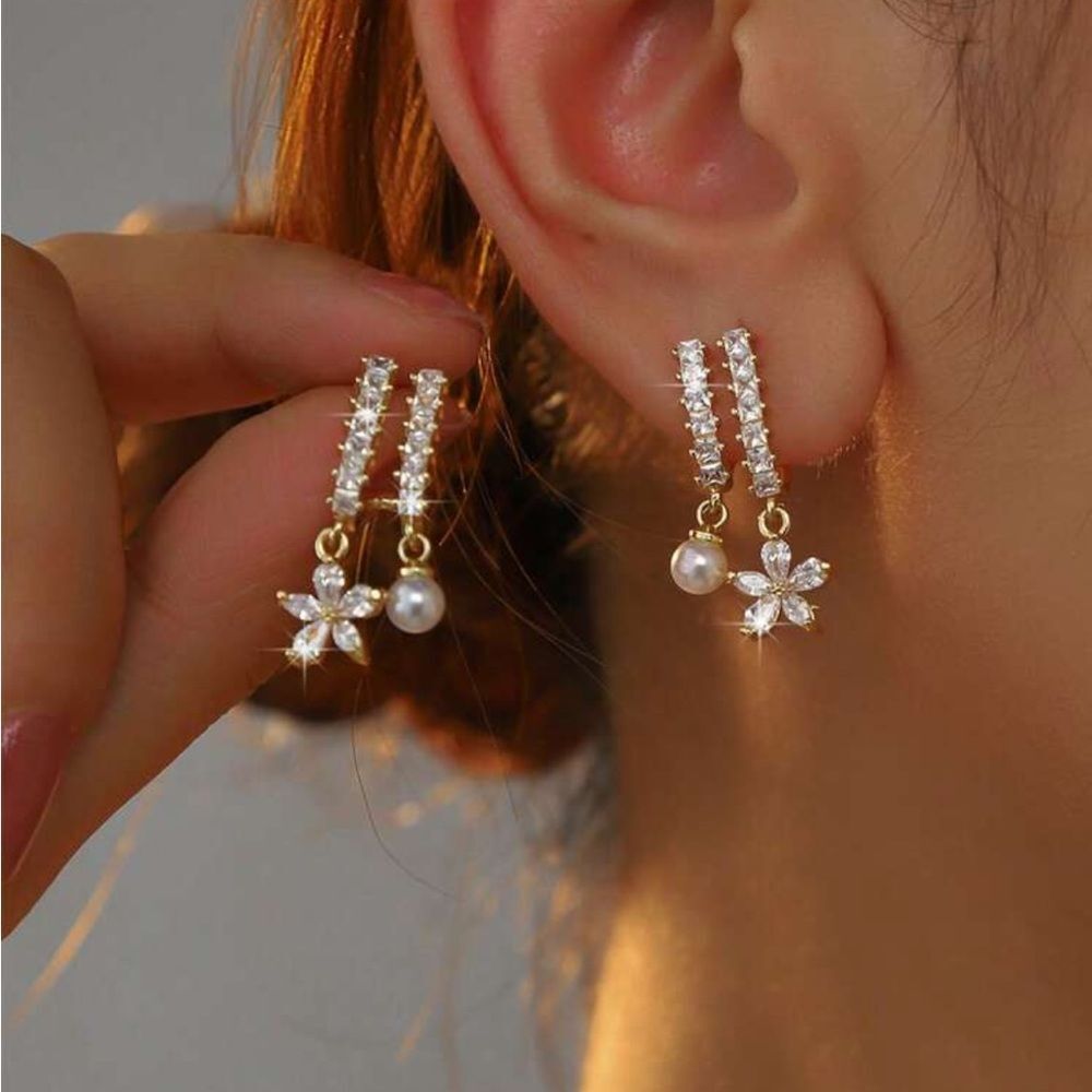 Pearl Drop Earrings #2108